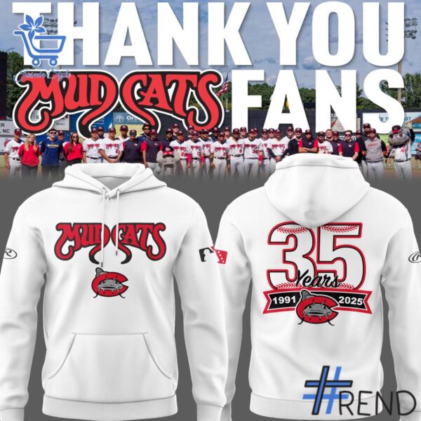 The latest design trend captured perfectly in 2 Carolina Mudcats 35 Years Shirt Hoodie.