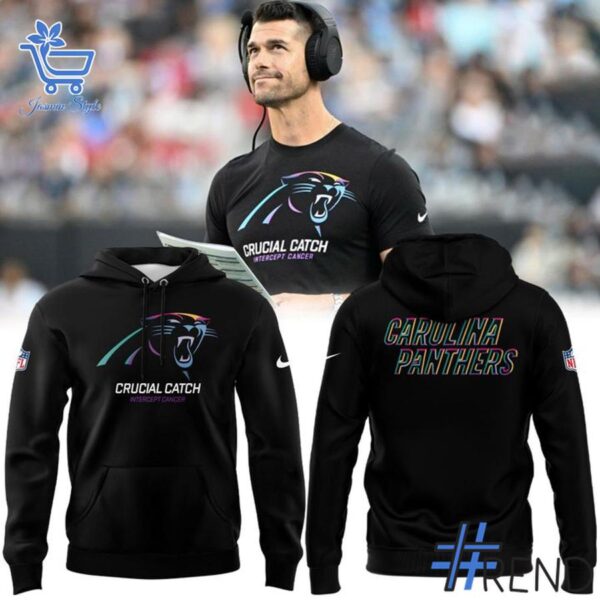 Carolina Panthers Crucial Catch Therma Performance Hoodie brings a fresh edge to your everyday outfit.