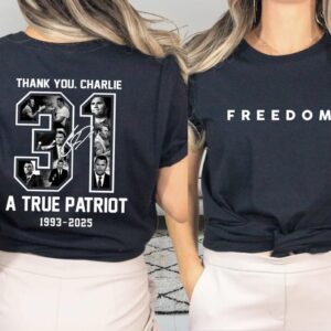 Charlie Kirk Freedom Shirt brings a fresh edge to your everyday outfit.