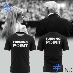 Premium quality and sleek design of Charlie Kirk This Is Our Turning Point T shirt.