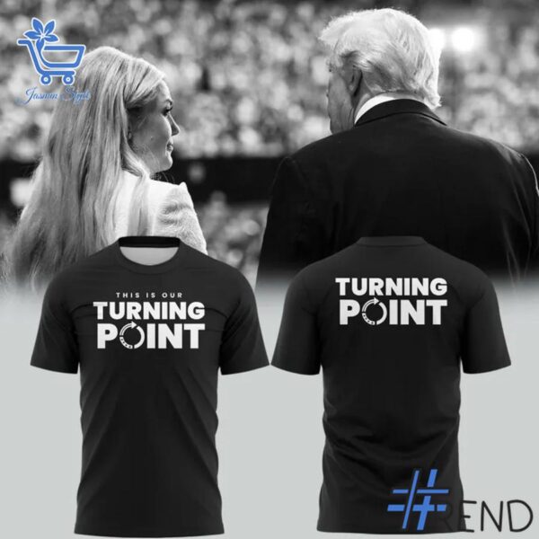Premium quality and sleek design of Charlie Kirk This Is Our Turning Point T shirt.