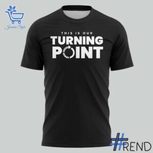 Premium quality and sleek design of Charlie Kirk This Is Our Turning Point T shirt.
