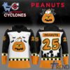 The latest design trend captured perfectly in 1 Cincinnati Cyclones Peanuts Sublimated 25 Hockey Jersey.