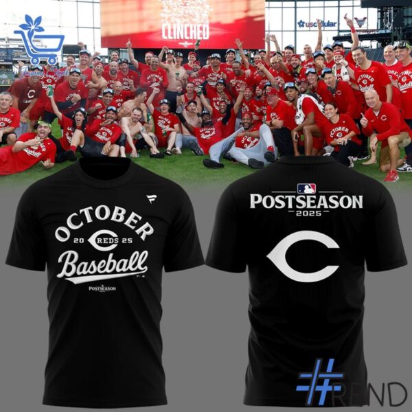 The latest design trend captured perfectly in 4 Cincinnati Reds October Baseball 2025 Shirt.