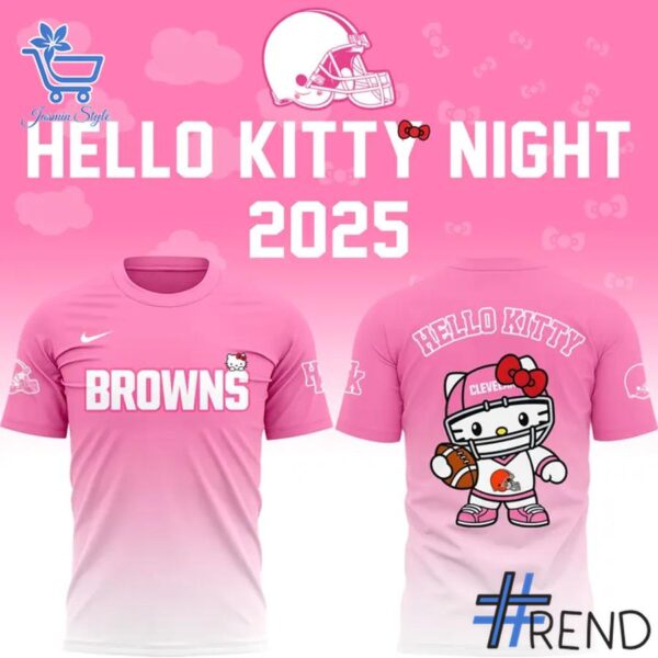 Premium quality and sleek design of Cleveland Browns Hello Kitty Hoodie.