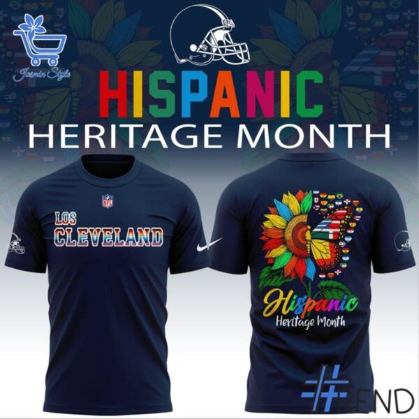 Express your true style with Cleveland Browns x Hispanic Heritage Hoodie.