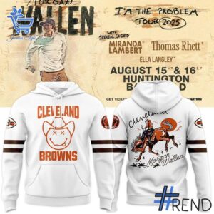 Express your true style with Cleveland Browns x Morgan Wallen Tour Hoodie.