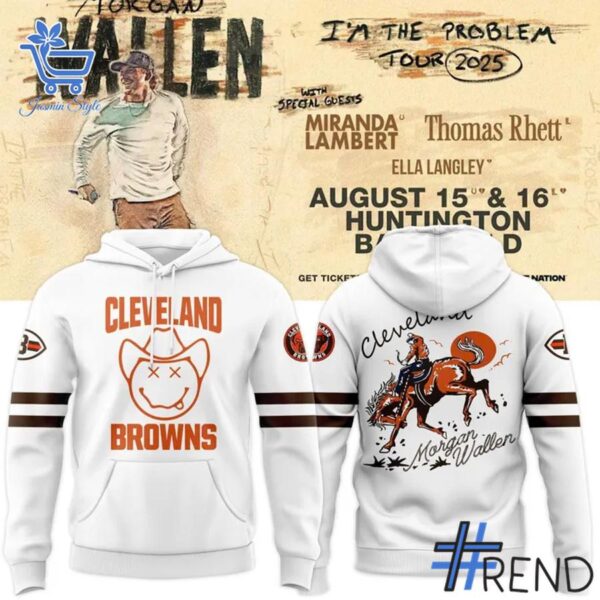 Express your true style with Cleveland Browns x Morgan Wallen Tour Hoodie.