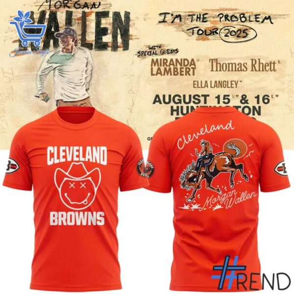 Express your true style with Cleveland Browns x Morgan Wallen Tour Hoodie.