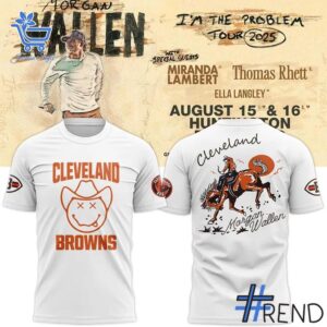 Express your true style with Cleveland Browns x Morgan Wallen Tour Hoodie.