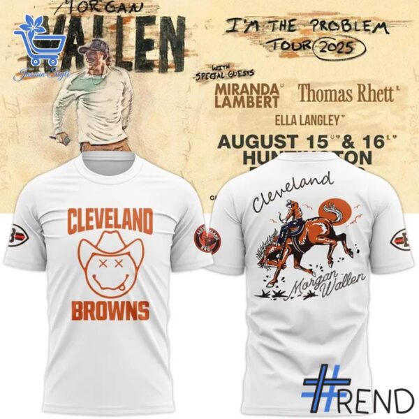 Express your true style with Cleveland Browns x Morgan Wallen Tour Hoodie.