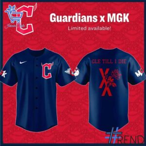 The latest design trend captured perfectly in 1 Cleveland Guardians mgk Cle Till I Die Jersey.