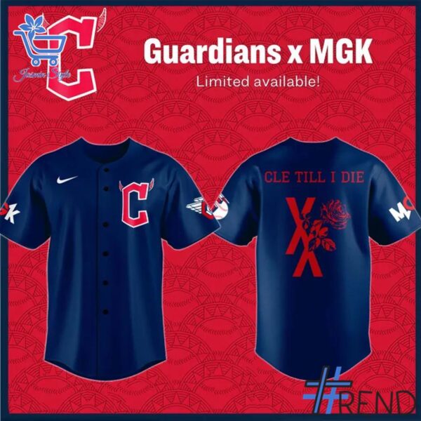 The latest design trend captured perfectly in 1 Cleveland Guardians mgk Cle Till I Die Jersey.
