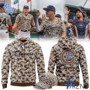 The latest design trend captured perfectly in 1 Columbus Clippers 2025 Armed Forces Day Hoodie.