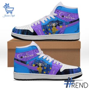 A timeless essential that elevates every outfit: 2 Coraline Halloween Air Force Shoes.