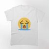 Express your true style with Crying Face Icon Emoji T Shirt.