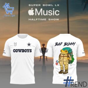 A timeless essential that elevates every outfit: 2 Dallas Cowboys Bad Bunny Shirt.