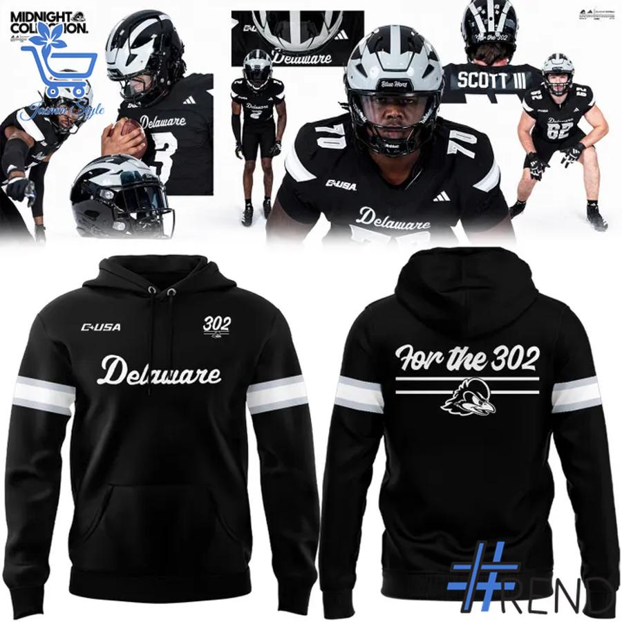 Sleek 1 Delaware Football Midnight Collection Uniform Hoodie with bold design accents and flawless fit.