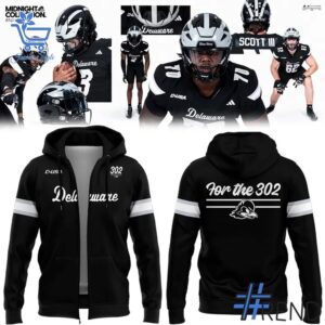 Sleek 2 Delaware Football Midnight Collection Uniform Hoodie with bold design accents and flawless fit.