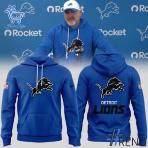A timeless essential that elevates every outfit: 1 Detroit Lions Coach Dan Campbell Hoodie.
