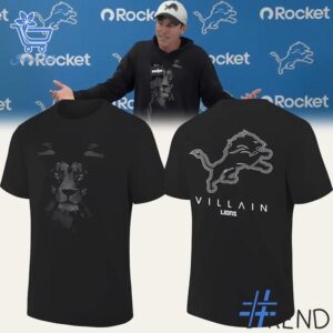 A timeless essential that elevates every outfit: 1 Detroit Lions Villain Big Face Lions Shirt.