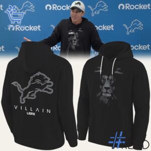 A timeless essential that elevates every outfit: 2 Detroit Lions Villain Big Face Lions Shirt.