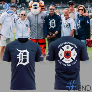 Premium quality and sleek design of Detroit Tigers Fire Police EMS Shirt.
