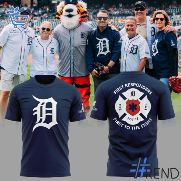 Premium quality and sleek design of Detroit Tigers Fire Police EMS Shirt.