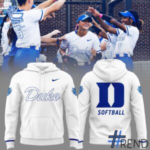 A timeless essential that elevates every outfit: 1 Duke Blue Devils Softball White 2025 Hoodie.