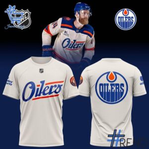 Fresh seasonal style featuring Edmonton Oilers Blank Alternate Shirt.