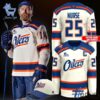 Fresh seasonal style featuring Edmonton Oilers Captain Hockey Jersey.