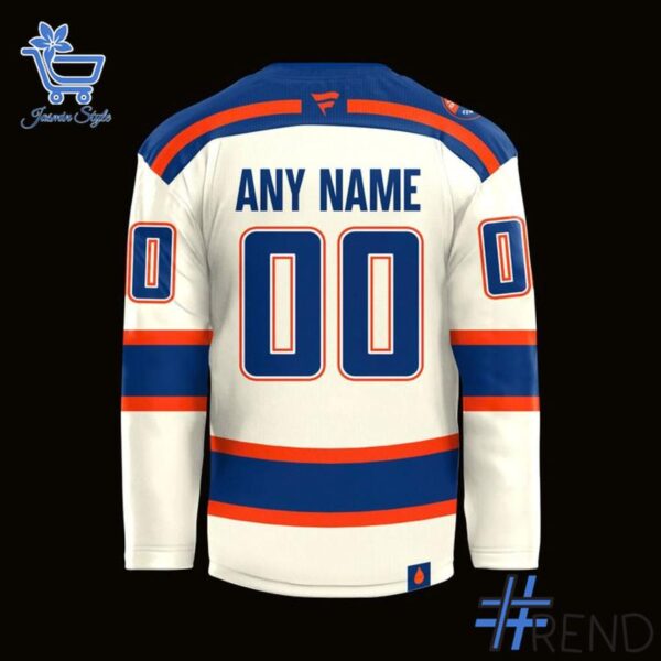 Fresh seasonal style featuring Edmonton Oilers Captain Hockey Jersey.
