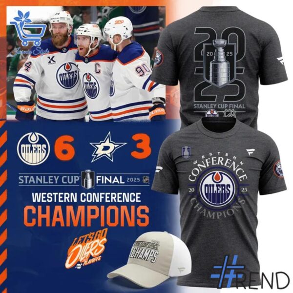 Express your true style with Edmonton Oilers Western Conference Champs Locker Room Shirt.