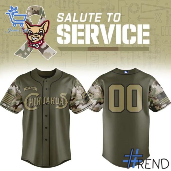 Premium quality and sleek design of El Paso Chihuahuas Salute to Service Jersey.