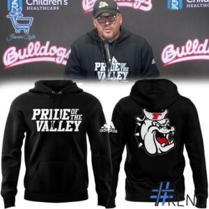 Eye-catching 1 Fresno State Football PRIDE of the VALLEY Hoodie designed to upgrade your everyday outfit.