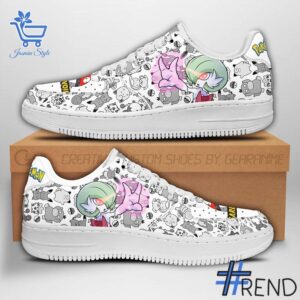 Eye-catching 1 Gardevoir Pokemon Air Force Shoes designed to upgrade your everyday outfit.