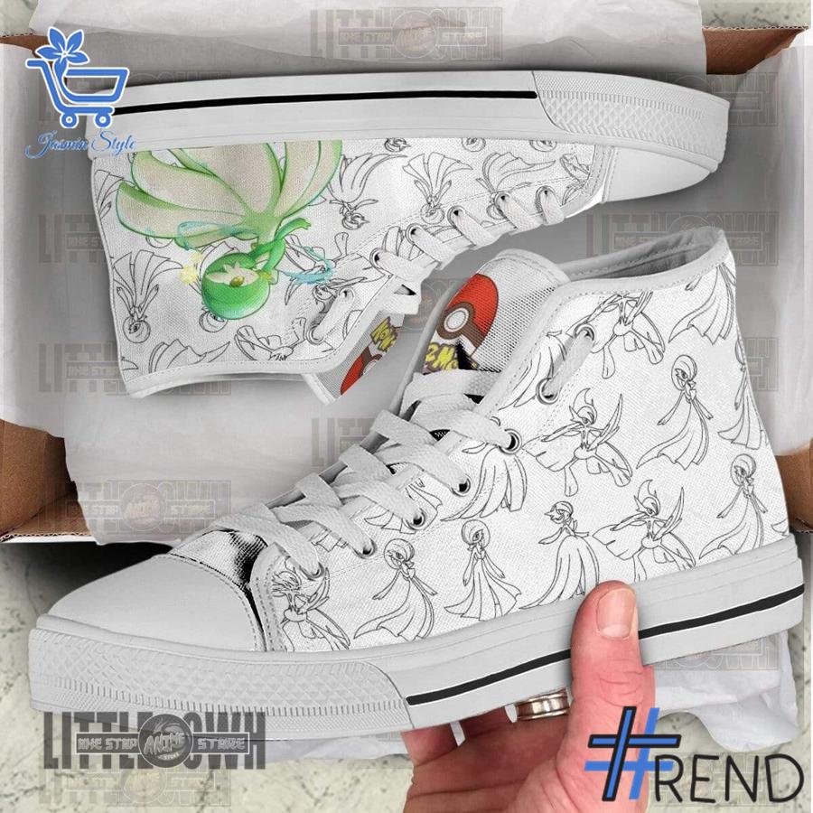 Sleek 2 Gardevoir Pokemon Canvas High Top Shoes with bold design accents and flawless fit.