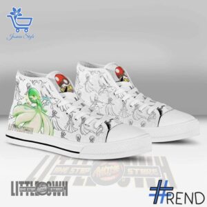 Sleek 3 Gardevoir Pokemon Canvas High Top Shoes with bold design accents and flawless fit.