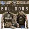 Sleek 1 Georgia Football Camo 2025 Salute To Service Hoodie that complements both casual and streetwear styles.