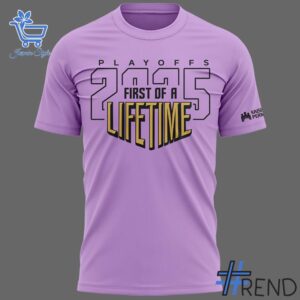 The latest design trend captured perfectly in 2 Golden State Valkyries PLAY OFFS FIRST OF A LIFETIME 2025 Shirt.