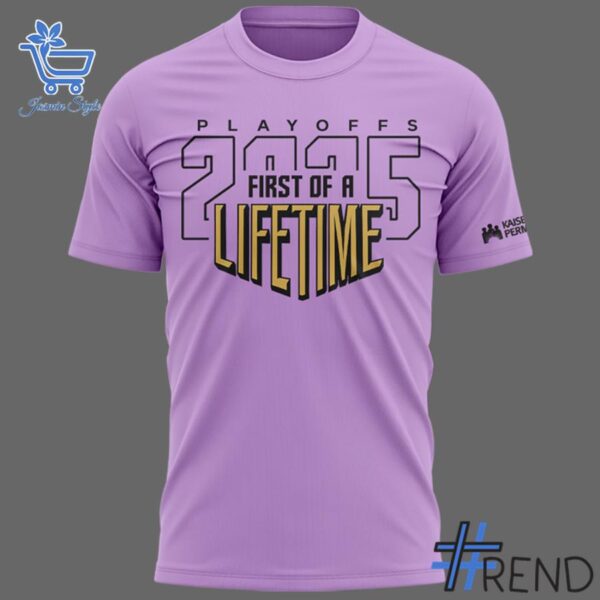The latest design trend captured perfectly in 2 Golden State Valkyries PLAY OFFS FIRST OF A LIFETIME 2025 Shirt.