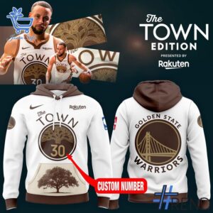 Eye-catching 1 Golden State Warriors 2025 2026 The Town Hoodie designed to upgrade your everyday outfit.