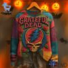 Sleek 1 Grateful Dead Merry Christmas Sweater that complements both casual and streetwear styles.