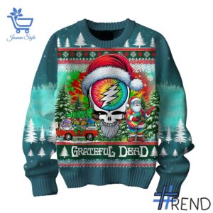 Sleek 2 Grateful Dead Steal Your Christmas Sweater that complements both casual and streetwear styles.