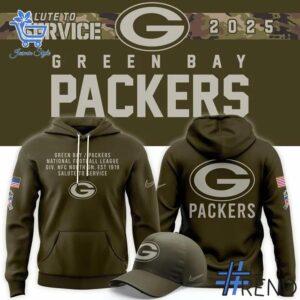 The latest design trend captured perfectly in 1 Green Bay Packers Nike Olive 2025 Salute to Service Sideline Hoodie.