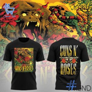 High-quality 1 Guns N' Roses San Jose Costa Rica Shirt that brings your outfit to life.