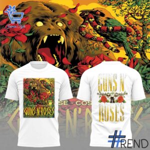 High-quality 2 Guns N' Roses San Jose Costa Rica Shirt that brings your outfit to life.