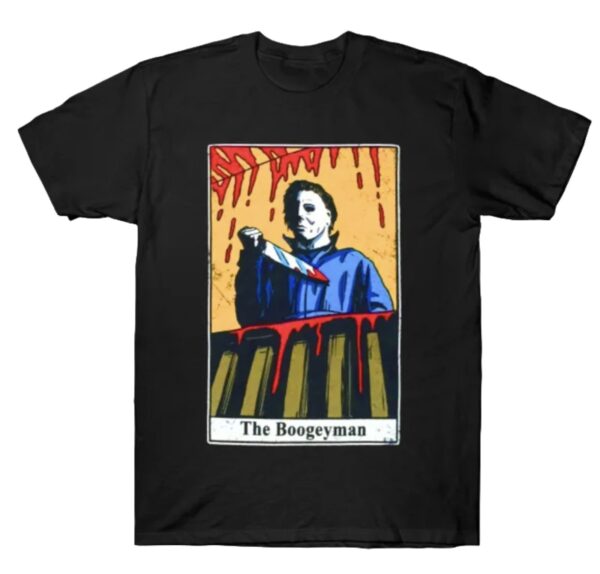 The latest design trend captured perfectly in Halloween Michael Myers The Boogeyman T shirt.