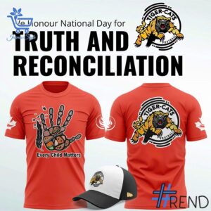 Premium quality and sleek design of Hamilton Tiger Cats Truth and Reconciliation Day Hoodie.