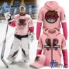 Sleek 1 Hershey Bears 2025 Pink in the Rink Zip Hoodie with bold design accents and flawless fit.